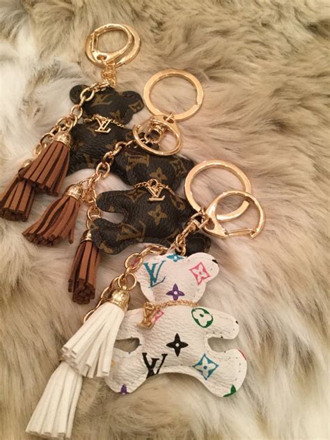 louis vuitton keychain teddy bear